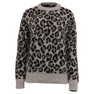 Alanui Printed Sweater in Animal Print Wool